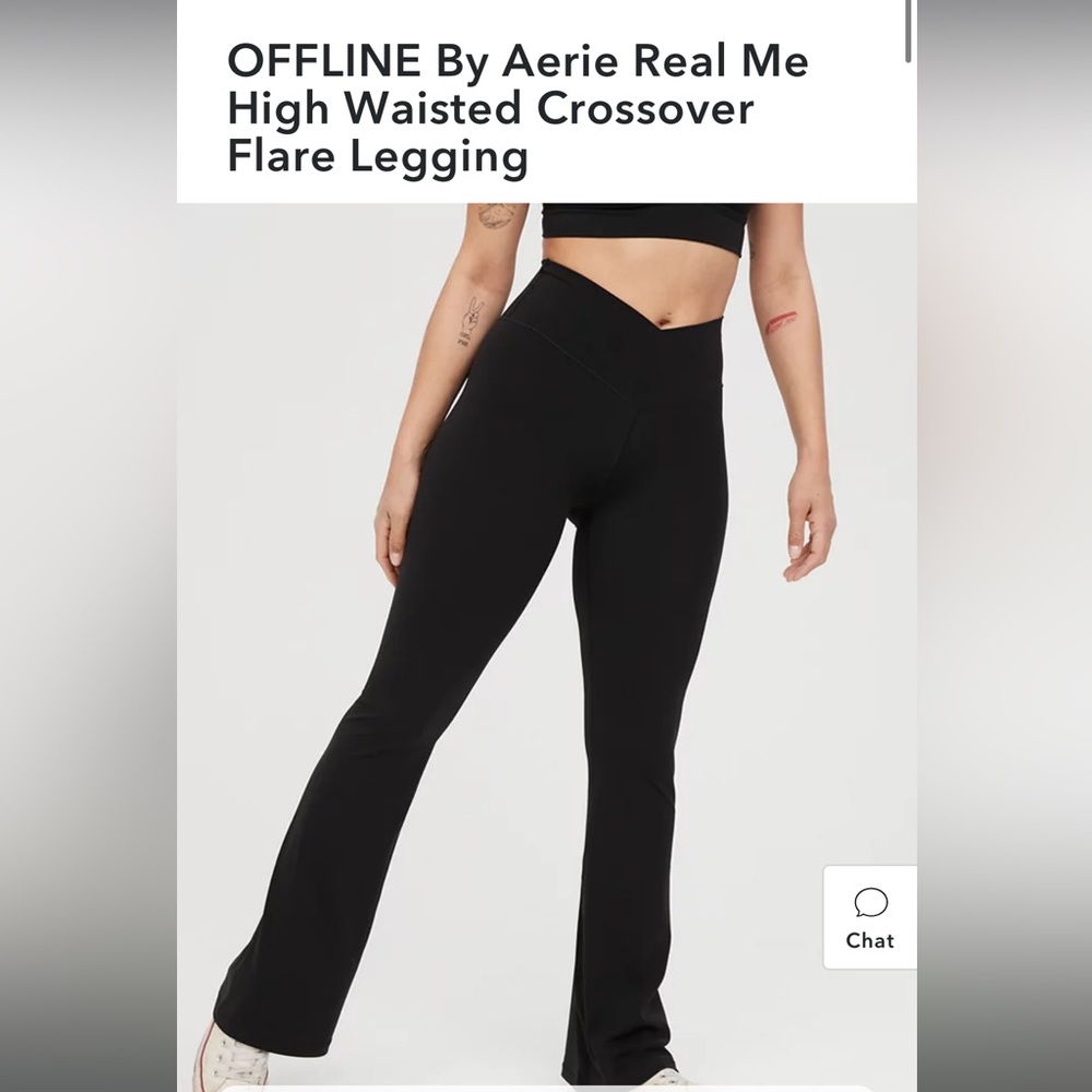 Aerie High Waisted Flare Legging